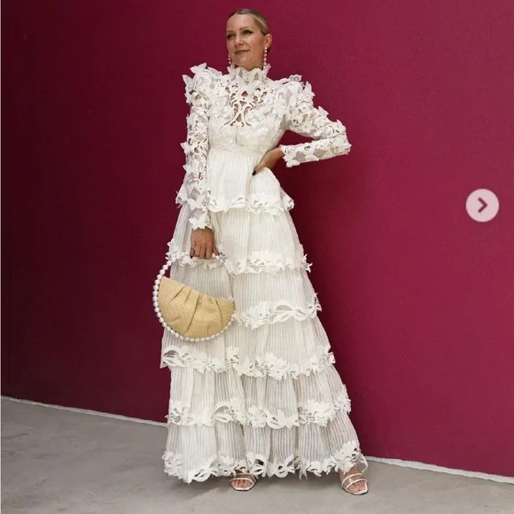 ZIMMERMANN LUMINOUS EMBROIDERED GOWN - Picture 1 of 16